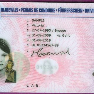 BELGIAN DRIVER’S LICENSE