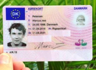 DENMARK DRIVER’S LICENSE