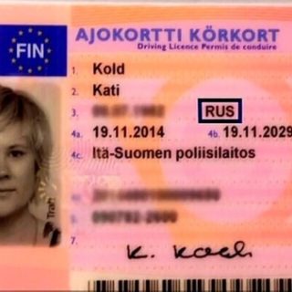 FINNISH DRIVER’S LICENCE
