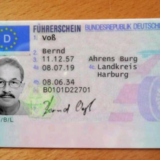 GERMAN DRIVER’S LICENSE
