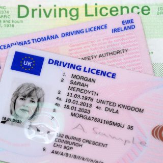 IRISH DRIVER’S LICENSE
