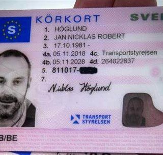 SWEDISH DRIVER’S LICENSE