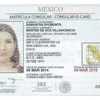 MEXICAN CONSULAR ID CARDS