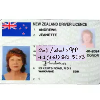 NEW ZEALAND DRIVER’S LICENSE
